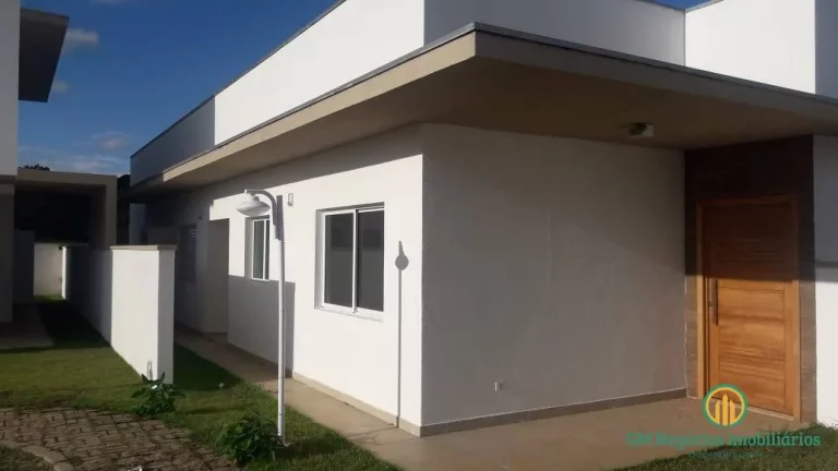 Imagem Casa térrea nova, 3 dormitorios(1suíte) quintal, estilo moderno condominio