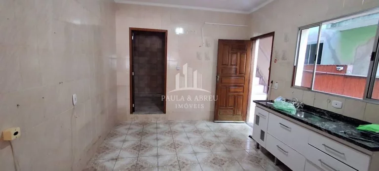 Imagem São 2 Casas 125m², 3 Dormitórios, 2 Banheiros, Lavanderia Grande, 1 Vaga + 2 Cômodos no Jardim Miranda D'Ávis, Mauá-SP