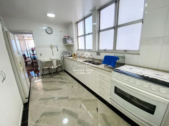 Imagem Imperdível Apartamento à Venda em Guarujá-SP, Pitangueiras: 3 Quartos, 1 Suíte, 2 Salas, 3 Banheiros, 1 Vaga, 165m².