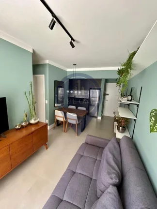 Imagem Apartamento à venda em Cerqueira César, São Paulo-SP: Mobiliado com 2 quartos, 2 salas, 1 banheiro, 1 vaga de garagem, 52m² de área.