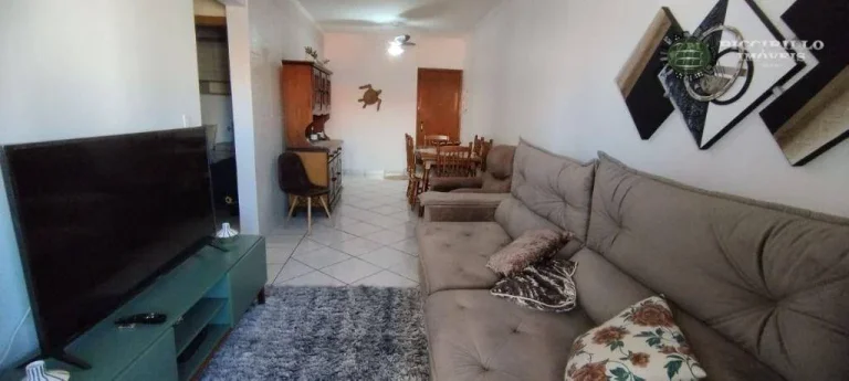 Imagem Apartamento à venda, 80 m² por R$ 440.000,00 - Aviação - Praia Grande/SP