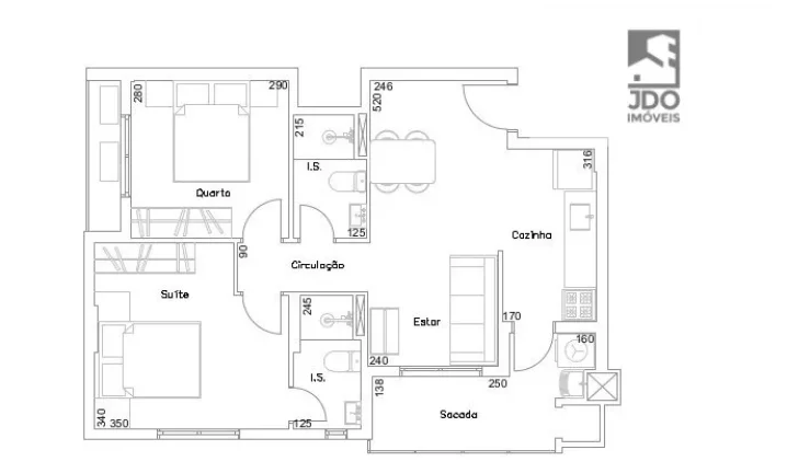 Imagem Apartamento a Venda no bairro Rebouças - Curitiba, PR