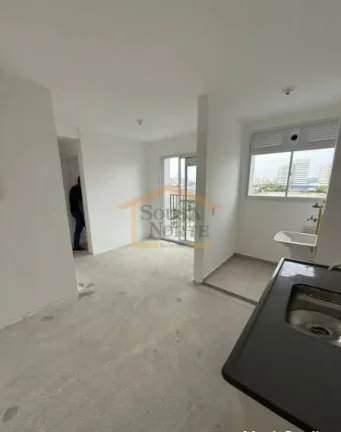 Imagem Apartamento novo, 2 dormitórios, sala, sacada, cozinha, banheiro, área de serviço. 42m².
Vista l...