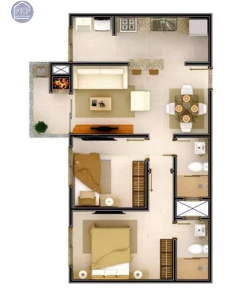 Imagem Apartamento 2 dormitórios!