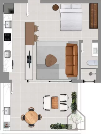 Foto do imóvel: Studio com excelente localização no Centro de Florianópolis