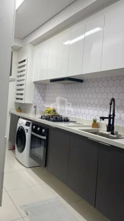 Imagem Apto 77m vista livre andar alto Cond Trilogy Centro SBC