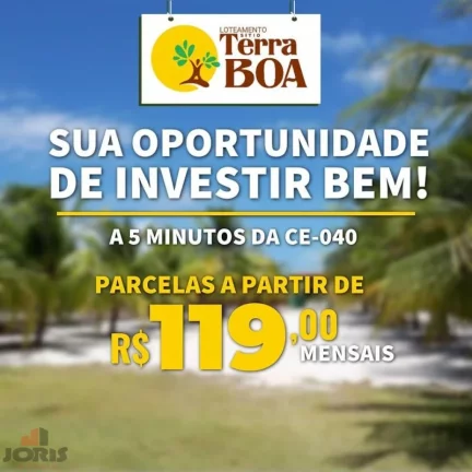 Imagem Terreno a Venda no bairro Pratiús - Pindoretama, CE