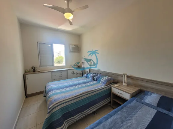 Imagem Apartamento com 3 dormitórios, MOBILIADO a venda em Ubatuba com localização privilegiada no bairro de Itaguá.- 300 metros da orla.