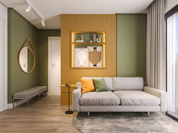 Imagem Apartamento 1 quarto com sacada no Centro de Curitiba