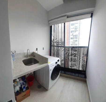 Imagem Apartamento à venda no Parque Brooklin: 105m², 2 suítes, 2 vagas e varanda gourmet.