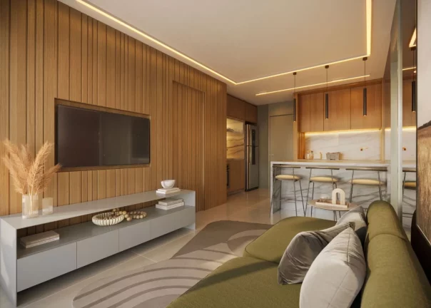 Imagem Apartamento de Luxo à Venda em Riviera de São Lourenço: 2 Quartos, 2 Suítes, 2 Salas, 1 Vaga na Riviera Módulo 18 - Imperdível!