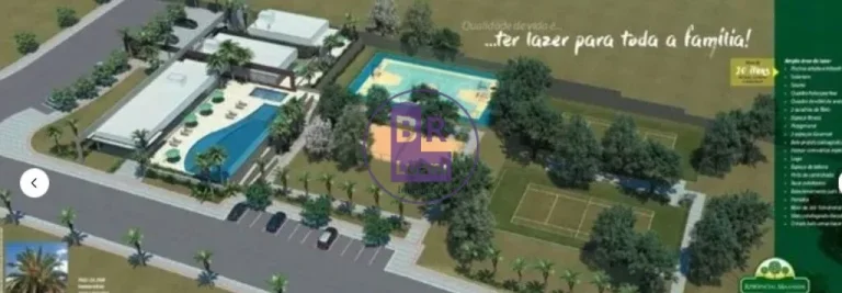 Imagem Amplo terreno para venda, condomínio fechado, R$ 749.000,00, oportunidade em condomínio clube, oferece possibilidade de particionar o lote.