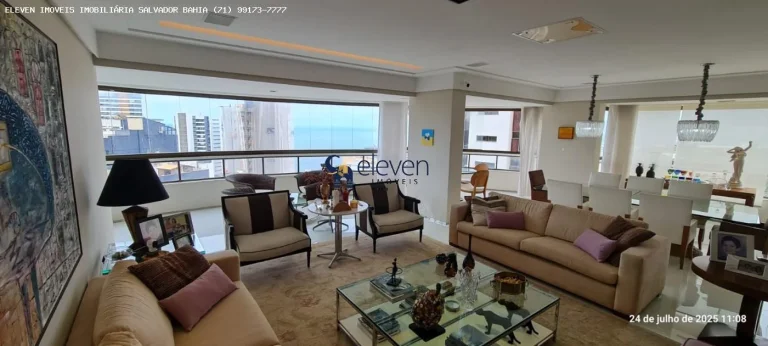 Imagem Apartamento para Venda em Salvador, Ondina, 5 dormitórios, 5 suítes, 7 banheiros, 4 vagas