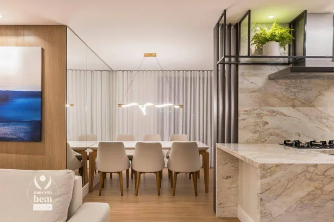 Imagem Apartamento com 3 quartos sendo 1 suíte máster com hidromassagem à venda, 109 m² por R$ 1.309.498 - Cristo Rei - Curitiba/PR