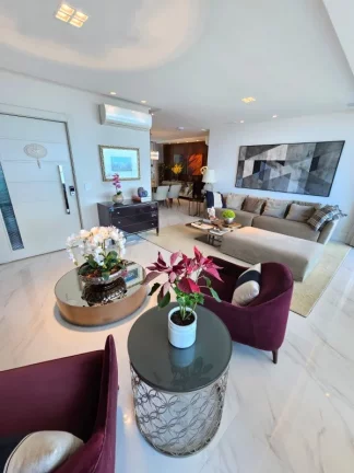 Imagem A 5ª Avenida Imóveis selecionou essa charmosa unidade no D'AZUR Odebrecht | Frente Mar | Torre PLAGE (melhor) | 4 suítes, 242,00 m² | Varanda Gourmet