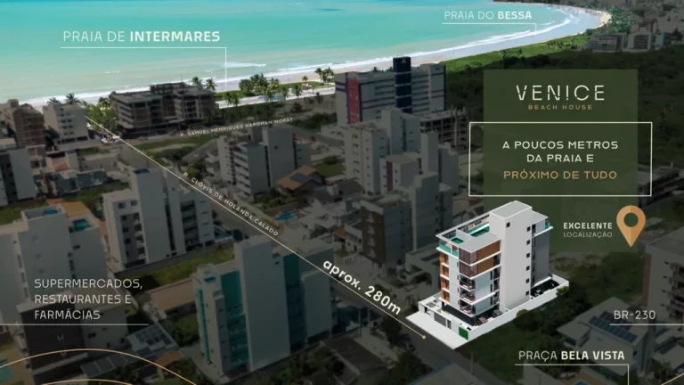 Imagem Apartamento à venda em Cabedelo, Intermares, com 2 quartos, 56,74m2