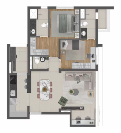 Imagem Apartamento com 3 Quartos à Venda, 107 m² em Pinheiros - São Paulo