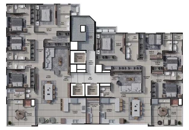 Imagem Apartamento à venda no bairro Centro - Balneário Camboriú/SC