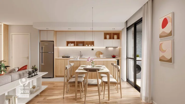 Imagem Apartamento com 3 quartos sendo 1 suíte com closet à venda, 71 m² por R$ 674.900 - Bacacheri - Curitiba/PR