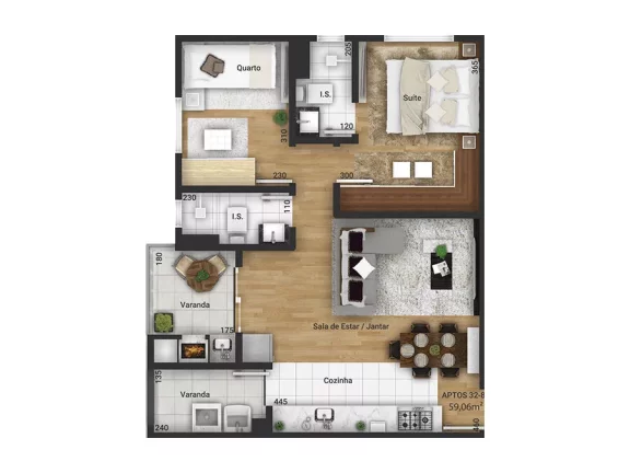 Imagem Sollaris Residencial - Apartamento à venda no bairro Tingui - Curitiba/PR