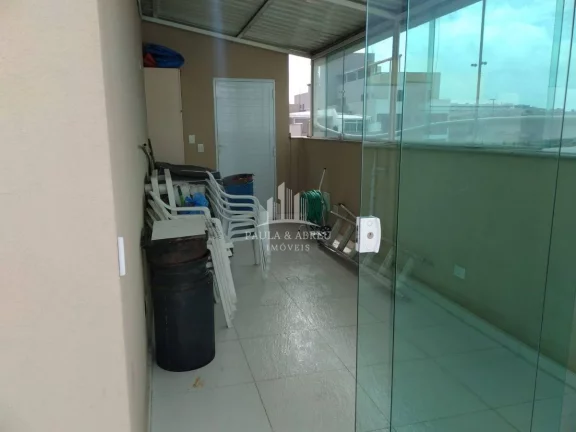 Imagem Cobertura Fantástica, 230m², Entrada Independente, 3 Dormitórios, sendo 2 Suítes, 5 Sacadas, 2 Vagas, no Vila Vitória, Mauá-SP