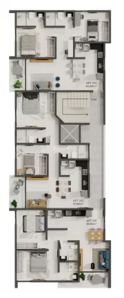 Imagem Apto - 2 Quartos - 1 Suíte - 57,68m² - Portal do Poço, Cabedelo/PB