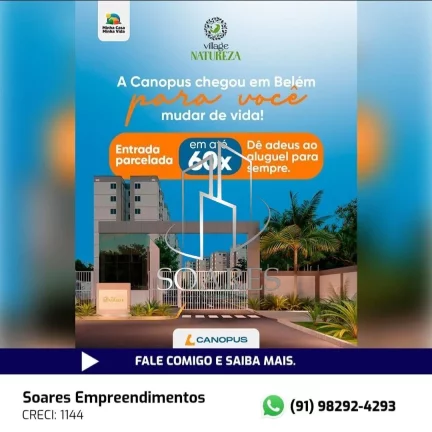 Imagem illage Natureza Belém – 2 Quartos, Vaga de Garagem e Estrutura
