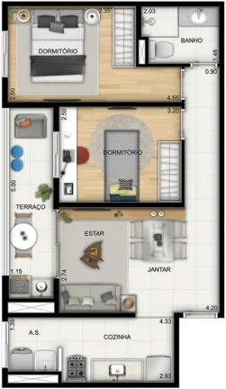 Imagem Apartamento para Venda em São Bernardo do Campo, Centro, 3 dormitórios, 1 suíte, 1 banheiro, 2 vagas