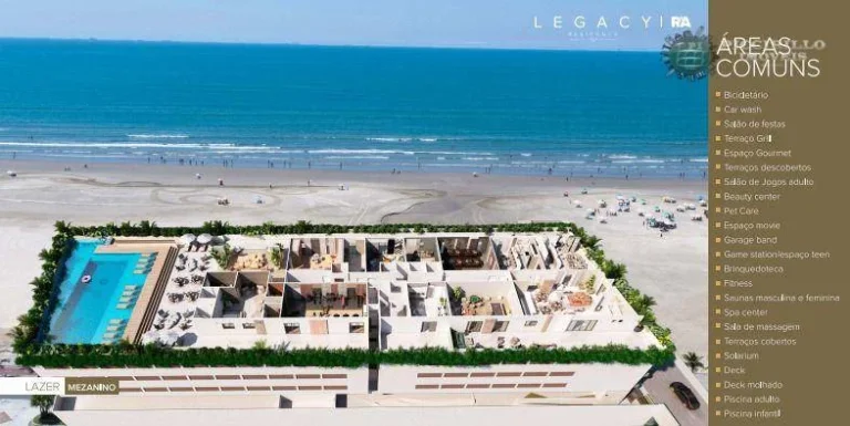 Imagem Cobertura com 4 dormitórios à venda, 210 m² por R$ 2.100.000,00 - Vila Guilhermina - Praia Grande/SP