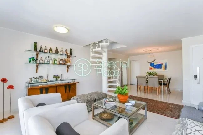 Imagem Excelente Cobertura Duplex no Brooklin. 303m² de área útil No primeiro piso: - Amplo living com v...