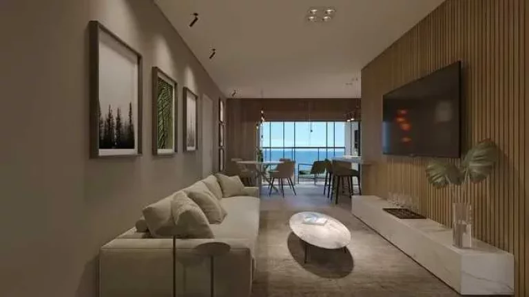 Imagem Apartamento com 3 dormitórios sendo 1 suíte e 2 vagas de garagem em Itapoá/SC