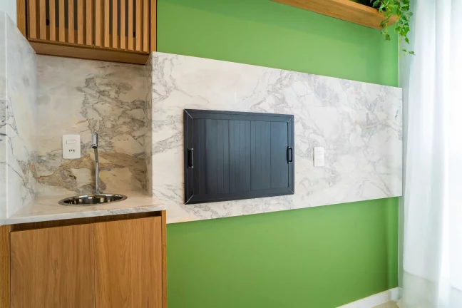 Imagem Apartamento na planta, pé na areia, com 2 dormitórios sendo 1 suíte e 1 vaga na praia de Tabuleiro BV