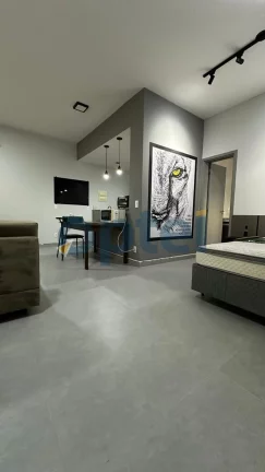 Imagem Loft Mobiliado de 50m2 no condomínio Marco Zero Home com lazer na cobertura - jardim do mar - São Bernardo do Campo