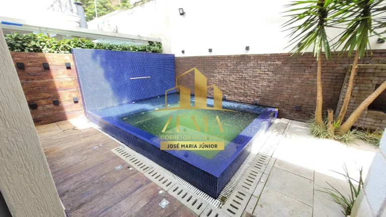 Imagem Sobrado Condomínio, 391 m2, 4 sts,Piscina,Sauna,Amplo Gourmet, Mobiliada