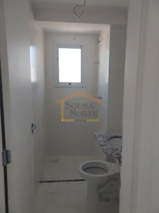 Imagem Apartamento novo, com 2 dormitórios, 1 banheiro, 1 vaga de garagem e 51m² de área útil. Os cômo...