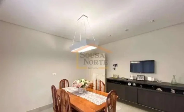 Imagem Sobrado residencial semi isolado, com 3 dormitórios, sendo 1 suite, sala de estar, sala de jantar, ...