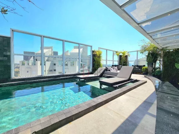 Imagem Cobertura de Luxo à Venda no Brooklin com Piscina e Vista Panorâmica