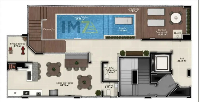 Imagem Apartamento com 1 suíte e 1 demi-suite 1 vaga de garagem Pereque- Porto Belo/SC