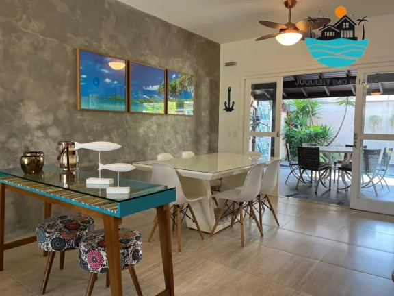 Imagem Casa Temporada - Praia de Juquehy, 4 suítes, 1 térreaa, piscina coletiva, churrasqueira, 3 vagas, 10 pessoas, serv. de praia, | Juquehy Imobiliária