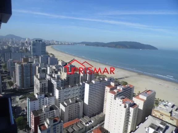 Imagem Vista panoramica do mar 3 suites mobiliado 2 vagas Pompéia