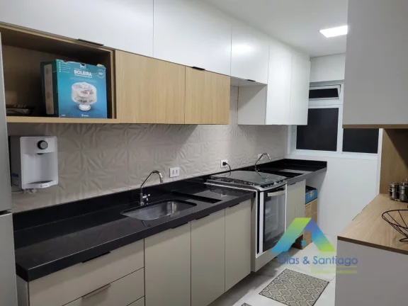 Imagem Lindo apartamento todo reformado com 60m². Apto com todos os moveis planejados italinea novos.