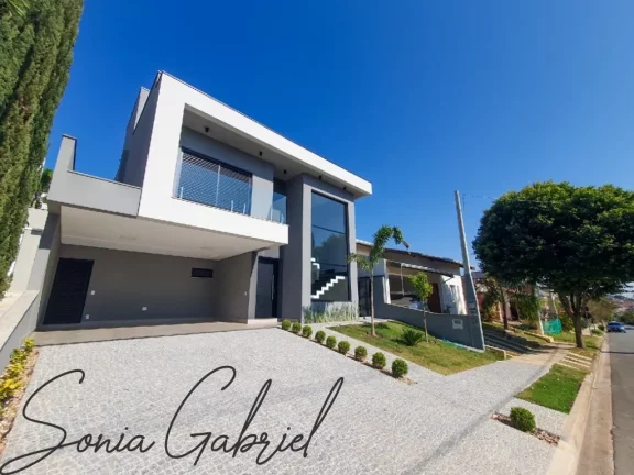 Imagem Casa de luxo em condomínio exclusivo em Valinhos-SP: 3 quartos, 3 suítes, 2 salas, 4 banheiros, 4 vagas, 230m². Venha conhecer!