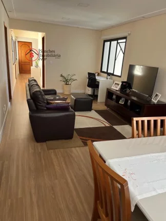 Imagem Apartamento à venda no Tatuap?(C), 126m com 3 dormitórios sendo 1 suíte; 2 banheiros, sala com 2 ambientes, sacada integrada com a sala, lavabo, ampla cozinha, lavanderia, dep. de empregada. 2 vagas na garagem,