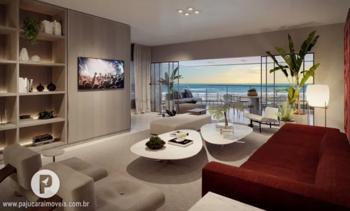 Imagem 04 suítes+DCE [265m²] na Beira Mar de Jacarecica, em frente