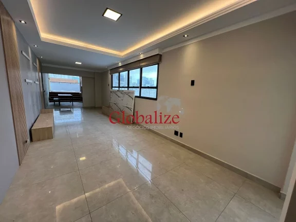 Imagem Cobertura à venda com 191m², 3 dormitórios, 1 suíte, jacuzzi, vista mar por R$ 1.849.000,00 no Campo Grande em Santos