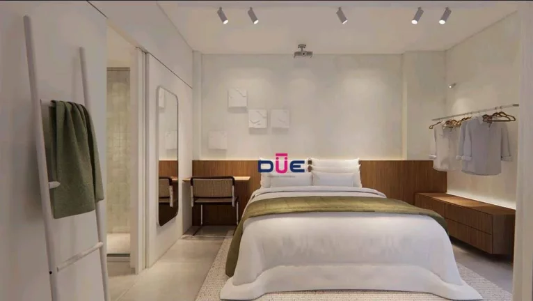 Imagem Apartamento tipo Loft 1 dormitório à venda, 55 m² por R$ 695.000 - Boqueirão - Santos/SP