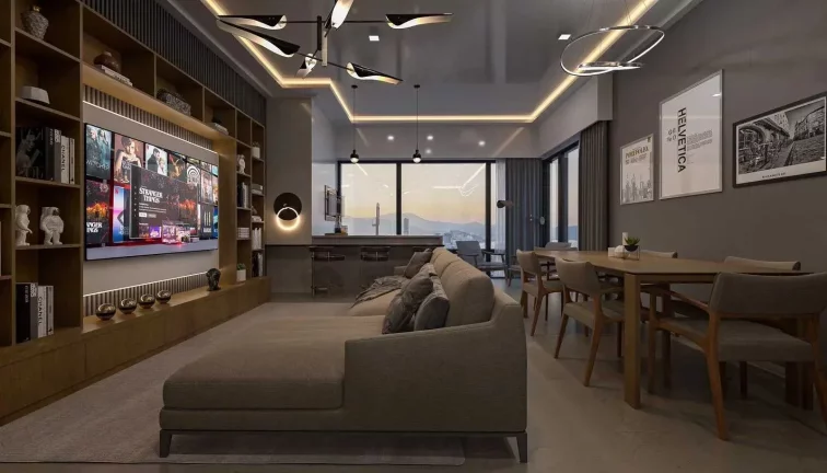Imagem Apartamento com 3 suítes e 2 vagas de garagem - Bairro Perequê, Porto Belo/SC