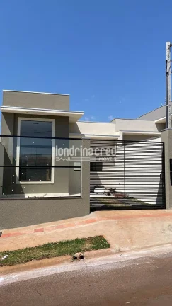 Imagem Casa à venda no Jardim Europa em Cambé com 3 quartos, 2 vagas de garagem, 74m² de área útil e aceita financiamento bancário