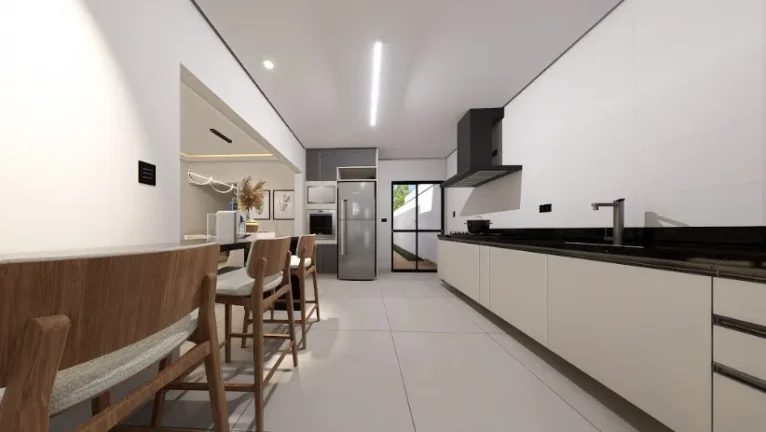 Imagem Casa para Venda em Itanhaém, Cibratel II, 3 dormitórios, 1 suíte, 1 banheiro, 1 vaga