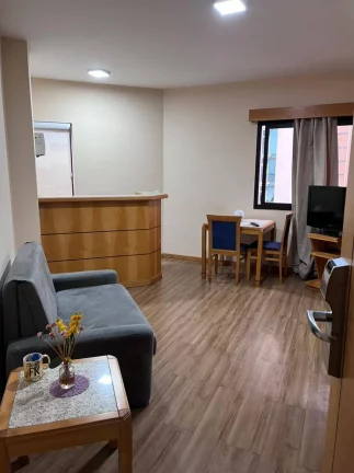 Imagem Flat para venda tem 31 metros quadrados com 1 quarto em Jardim Paulista